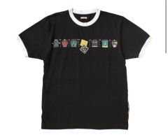 kolor カラー プリントTシャツ ニューカラー リンガーT パープル 