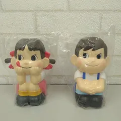 不二家の「ペコちゃん」と「ポコちゃん」セット 貯金箱のサムネイル