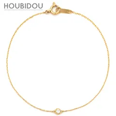 アーカー AHKAH ブレスレット ティア ブレスレット イエローゴールド AHKAH Au750 18K 18金 YG 1Pダイヤ  AB1163 【箱】【中古】のサムネイル