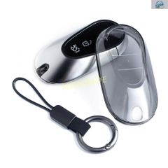 메르세데스 벤츠 CES CLA CLE GLC EQE EQS CLASS 300 580 43 W206 W214 V297 용 블랙 투명 카키 포브 케이스 커버