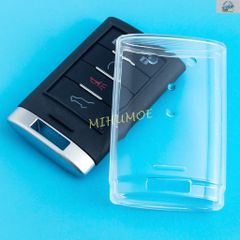 캐딜락 ATS CTS DTS STS SRX XTS 에스컬레이드 쉐보레 코르벳트용 투명 클리어 스마트 카 키포브 커버 케이스 홀더