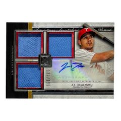 J.T. Realmuto トリプルレリック直筆サインカード - メルカリ