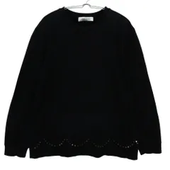 VALENTINO ヴァレンティノ ロックスタッズ スウェット 長袖 トレーナー クルーネック 裏毛 プルオーバー ブラック レディース 【中古】のサムネイル