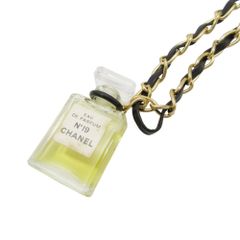 シャネル CHANEL No.5 香水 ボトル ヴィンテージ ネックレス 金 - メルカリ