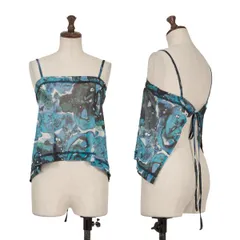ジページェ バイ ジャンポールゴルチエJPG by GAULTIER バブルプリントパワーネットキャミトップス 水色黒他40のサムネイル