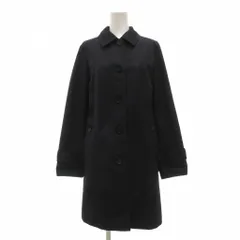 アクアスキュータム AQUASCUTUM コート 8 紺 ネイビー ステンカラー 長袖 ミドル丈 /SX ■GY08のサムネイル