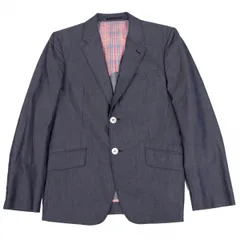 コムデギャルソン オムCOMME des GARCONS HOMME マイクロヘリンボーンコットンジャケット ブルーXSのサムネイル