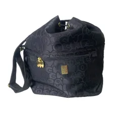 モスキーノ MOSCHINO ショルダーバッグ 巾着 トート 総柄 ブラック ■GY06のサムネイル
