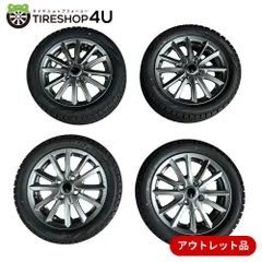 【4本】【訳アリ中古】処分価格 14インチスタッドレスタイヤホイール JP016 14x4.5J 4/100+45 TB PIRELLI ICEA 165/55R14 2021年製 タイヤホイールセット4本 軽自動車などのサムネイル