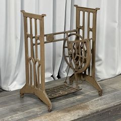 アンティーク ミシン脚 足踏みミシンの台 錆びあり 天板は同梱可能