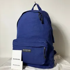 2511-34｜美品｜バレンシアガ リュックサック キャンバス ブルーのサムネイル