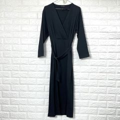 未使用級 22年♡ベイジ CINDY カシュクールワンピース リボン 濃紺 4 未使用級 22年♡ベイジ CINDY カシュクールワンピース リボン 濃紺 4