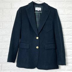 ☆美品☆ドゥーズィエムクラス テーラードジャケット 38 紺ブレ 金