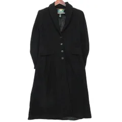 RALPH LAUREN ラルフローレン ローレンラルフローレン コート ウール ショールカラー ロング Aライン アウター ブラック M レディース 【中古】のサムネイル