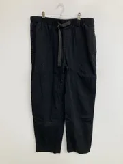 FREAK'S STORE フリークスストア チノパンツ L ブラック クロップド・半端丈 コットン 無地 ワイド・ルーズ テーパード レギュラー ウエストゴム・紐 メンズのサムネイル