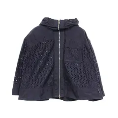 モンクレール MONCLER ナイロンジャケット OBSIDIENNE 花柄 レース フード付き 4601480 ナイロン OBSIDIENNE ジャケット レディース Used Aのサムネイル