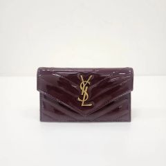 サンローラン　ポーチ　YSL カサンドラ マテラッセ カレ ラムスキン YSL ポーチ サンローラン カサンドラ マテラッセ カレ ラムスキン