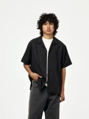 美品】THE ROWザロウ 半袖シャツ JIRO SHIRT/M黒ブラック - メルカリ