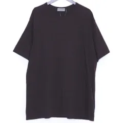 YOHJI YAMAMOTO カルティマ天竺丸首半袖Tシャツ サイズ3 チャコール HZ