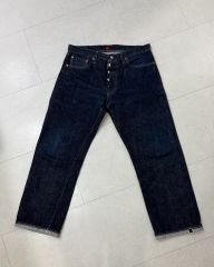 リゾルト 711 XXモデルセルビッチデニムパンツ Vステッチ オフセット 
