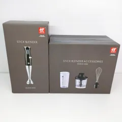 【未使用品】ZWILLING ツヴィリング スティックブレンダー チョッパー ビーカー 泡だて器セット〇YR-55045〇のサムネイル