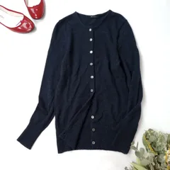 R&D.M.Co- OLDMANS TAILOR オールドマンズテーラー アルパカ ウール クルーネック カーディガン /26Aのサムネイル