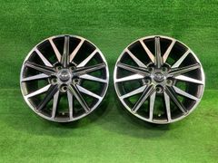 【エビマヨさま専用】80 ノア　純正ホイール　新車外し♪(2/2) トヨタ TOYOTA 純正 ノア 2本 ホイール アルミ ブラックポリッシュ 16