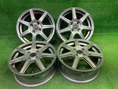 ZART ｱｸｱ ﾉｰﾄ ホイール アルミ ガンメタ 15インチ 5.5J 4穴 4本 100 + 