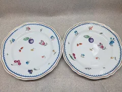 <2枚セット>リチャードジノリ イタリアンフルーツ プレート 皿 美品のサムネイル