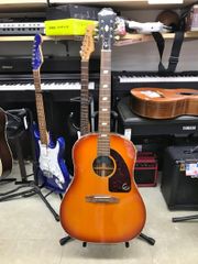 エレアコ☆牛骨】Epiphone☆TEXAN☆テキサン【弾き易く調整☆新品弦