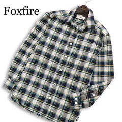 Foxfire フォックスファイヤー 5212072 通年 【コカゲシールド プレザント シャツ】 長袖 チェック アウトドア Sz.L メンズのサムネイル