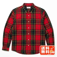 BROWNY ブラウニー チェック柄 長袖シャツ レッド Lサイズ Ralph Lauren風のサムネイル
