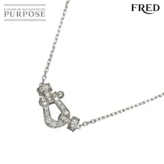 フレッド FRED フォース10 ダイヤ ネックレス 38cmcm スモール K18 WG ホワイトゴールド 750 Force10 Necklace 90326244のサムネイル