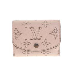[Used] LOUIS VUITTON M80902 Portefeuille Iris XS Mahina Leather Tri-fold Wallet for Women and Men - Magnolia Pink Beige - Brand