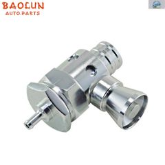 BAOLUN 유니버설 자동차 자동차 디젤 터보 BOV 덤프 블로우 오프 밸브 휘슬 25mm 조정 가능 실버
