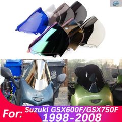 스즈키 카타나 GSX600F GSX750F GSX 600F 750F 1998-2008 용 윈드 실드 더블 버블 윈드 스크린 오토바이 액세서리 후프