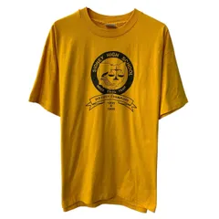 80s USA製 Hanes 半袖 プリントTシャツ XL オレンジ プルオーバー 80年代 コットンポリ カットソー 夏物 a806-5483のサムネイル