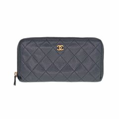 CHANEL キャビアスキン長財布 - メルカリ
