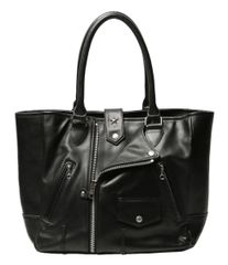 ✨極美品✨Schott ラージ トートバッグ レザー ブラック A4 肩掛け