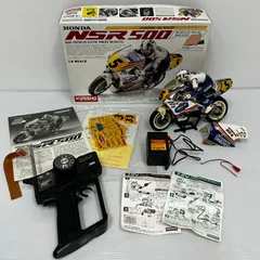 1/8 電動ラジオコントロールオートバイ ハングオンレーサー ホンダ NSR500 組立品 ジャンク品 smtetc096798のサムネイル