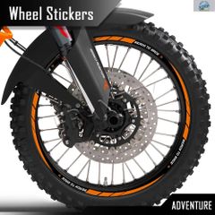 반사식 오토바이 액세서리 휠 스티커 허브 데칼 림 테이프 KTM SUPER 1290 ADVENTURE ADV 790 890 990 1190 1090용