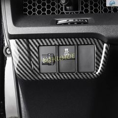 혼다 CR-V (CRV) 2023 - 2025 용 카본 파이버 제 차내 센터 콘솔 스위치 커버 트림 액세서리