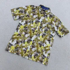 105 DAKS ゴルフ LEAF パータン 半袖 KARA シャツ 0605E2のサムネイル