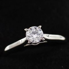 新品仕上げ済 Cartier カルティエ 49 0.25ct 1895 ソリテール ダイヤ ダイヤモンド F VS1 EX VG リング Pt950 ジュエリー 指輪 4969