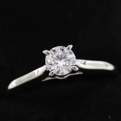 新品仕上げ済 Cartier カルティエ 49 0.25ct 1895 ソリテール ダイヤ ダイヤモンド F VS1 EX VG リング Pt950 ジュエリー 指輪 4969のサムネイル