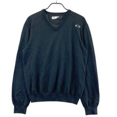 美品OAKLEY ハーフジップ セーター ブラック LサイズC57番 - メルカリ
