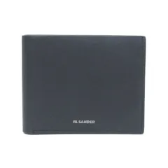 JIL SANDER ジルサンダー 二つ折り財布 J25UI0001P5995001 エンボス ロゴ 札入れ ポケットウォレット ブラック 黒   28012721のサムネイル