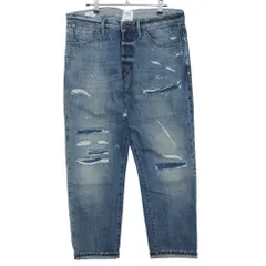 PT05 ピーティーゼロチンクエ デニムパンツ BLUES STRAIGHT FIT ジーンズ ボトムス ダメージ加工 インディゴ 34 メンズ 【中古】のサムネイル