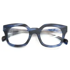 未使用 Jacques Durand ジャックデュラン メガネフレーム MIYAKE 381 イタリア製 094 night blue ヘアマットナイトブルー 61005684のサムネイル