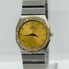 CONCORD コンコルド サラトガ コンビカラー 11Pダイヤ 腕時計 - メルカリ